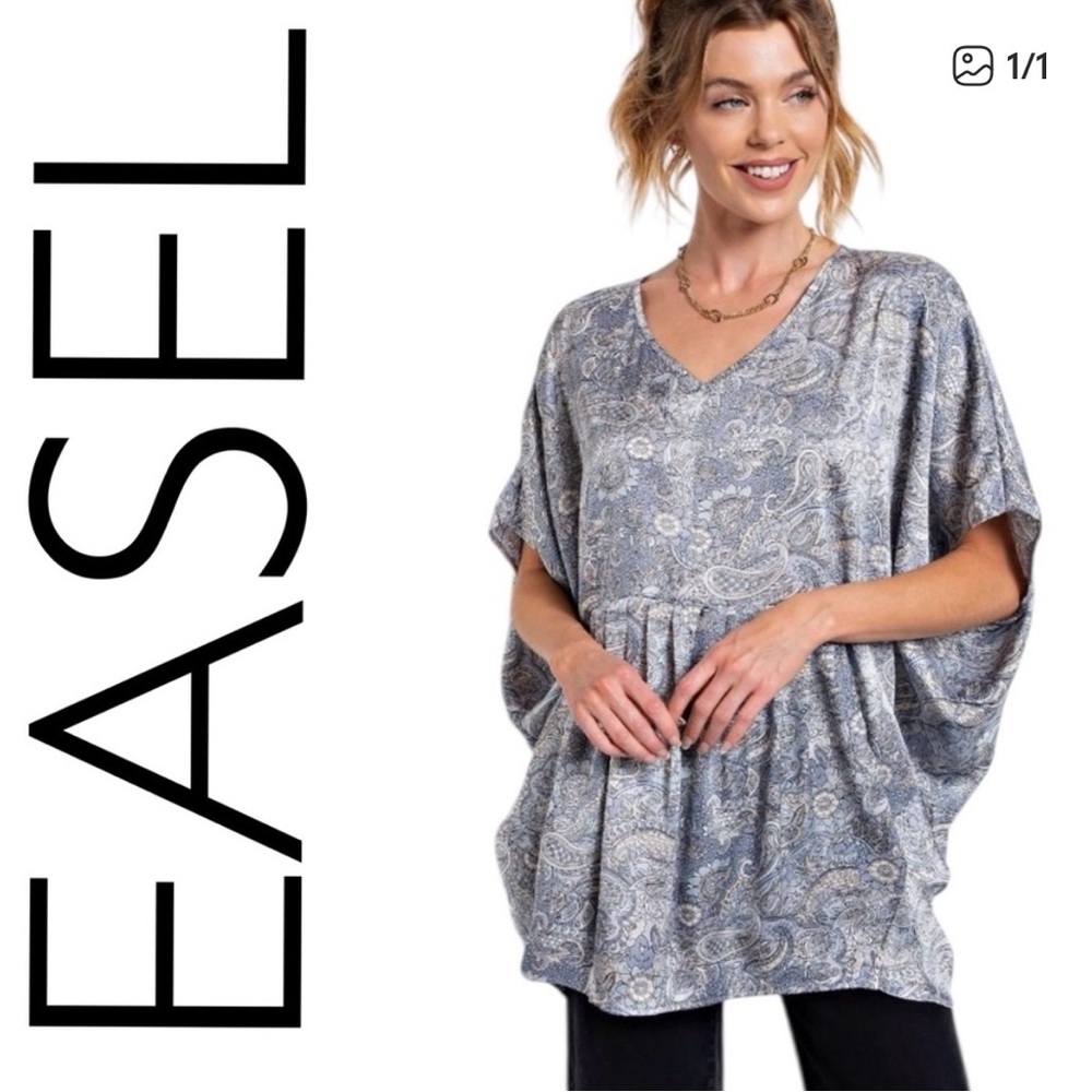 593: EASEL NWT TOP SILVER (R1G)